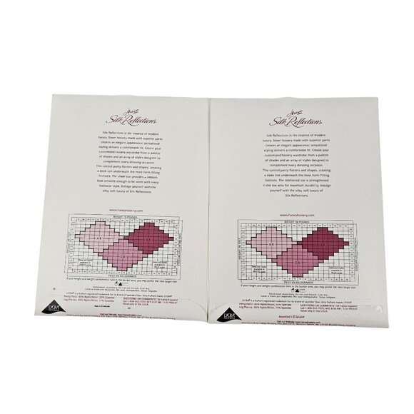 Hanes Silk Reflections Silky Sheer Pantyhose 717 718 Navy Size CD Vintage - Picture 2 of 9